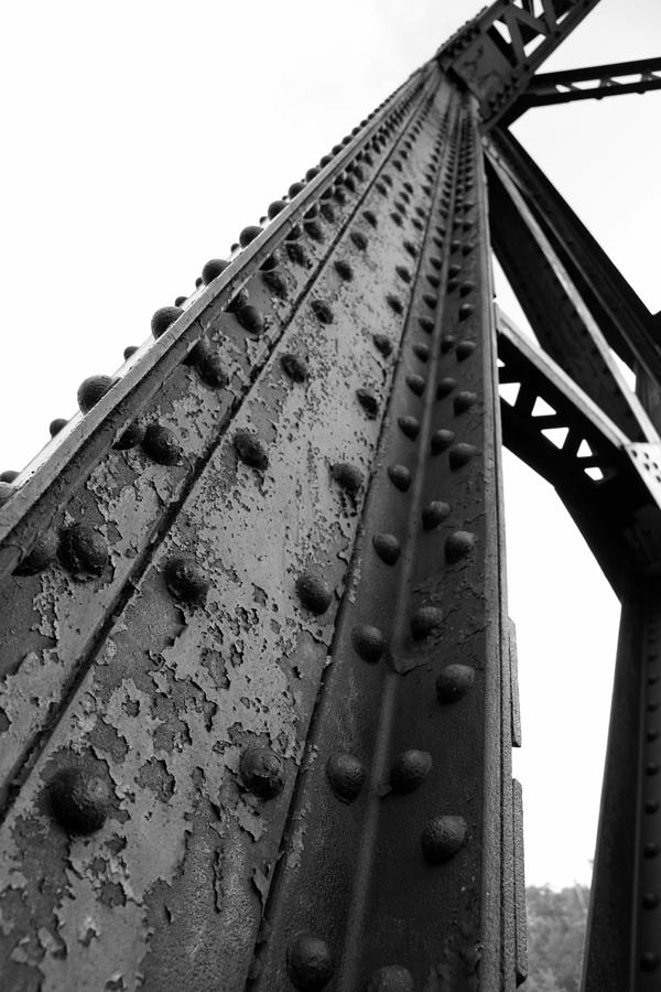 Peshtigo Train Bridge Detail Photograph by Mark J Seefeldt