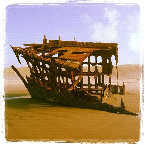 Insta Photograph - Peter Iredale by T Catonpremise
