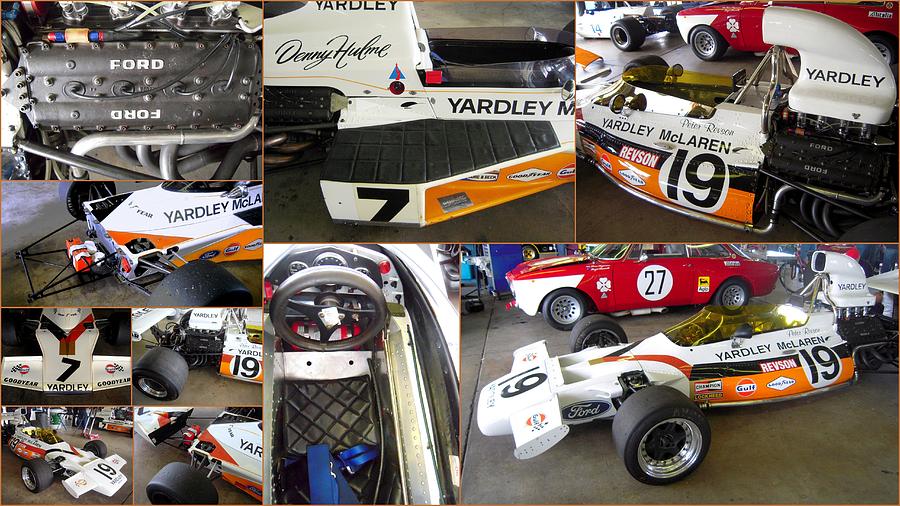 Peter Revson and Denny Hulme Yardley McLaren F1 Cars Photograph by Don Struke