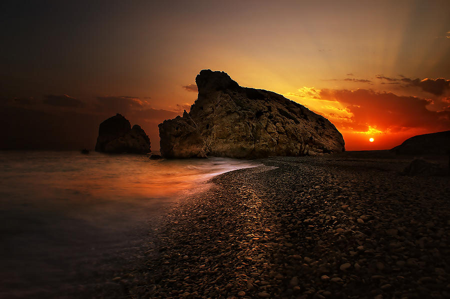 Petra Tou Romiou Photograph by Albena Markova
