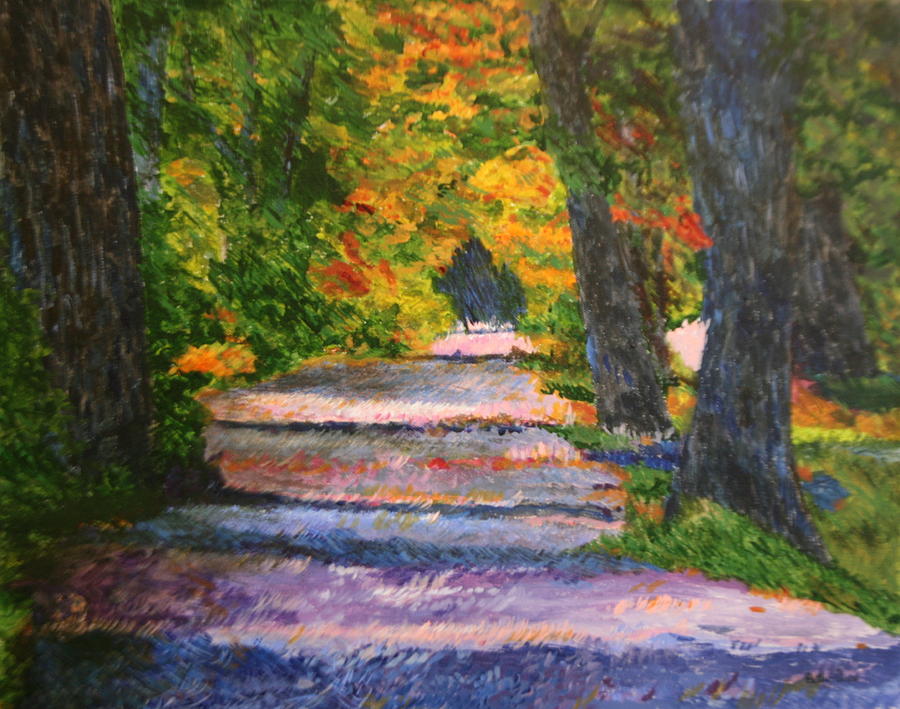 Impressionism Painting - Petrie Island Road by Betty-Anne McDonald