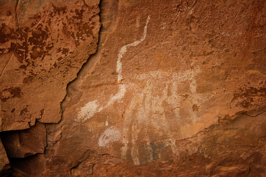 Petroglyph IV Photograph by Tom Singleton
