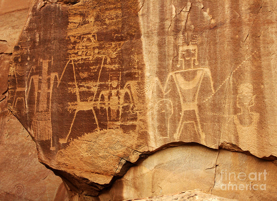 Petroglyphs Photograph - Petroglyphs by Juan Romagosa