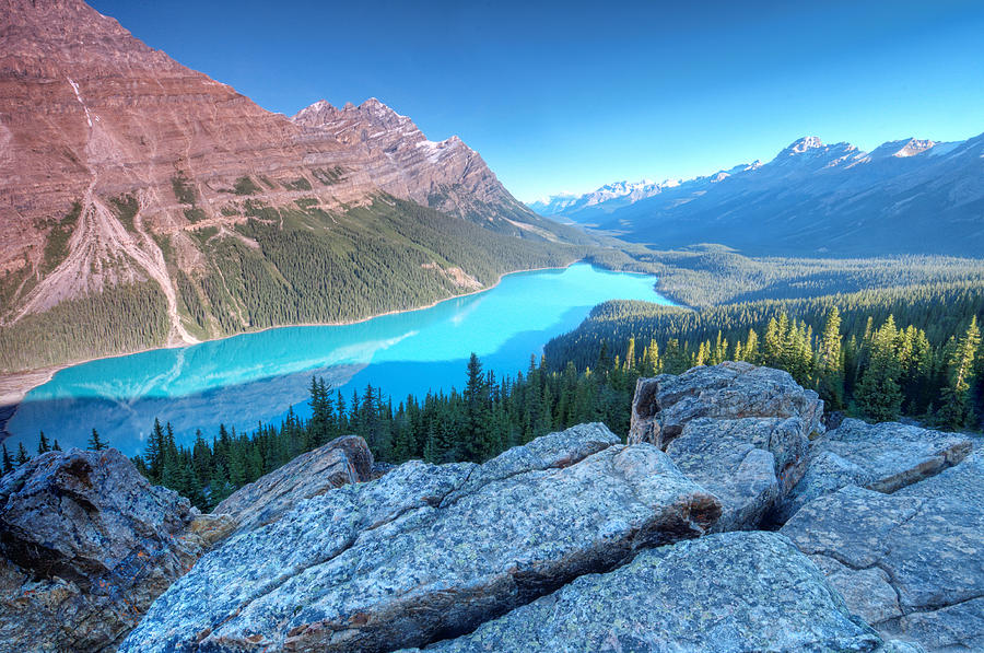 Peyto Lake At Sunrise Photograph by Brook Tyler Photography