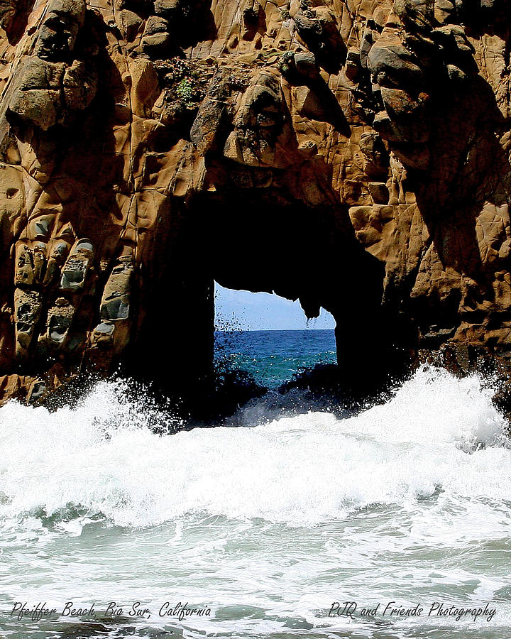 Pfeiffer Beach Tunnel to the Sea Photograph by PJQandFriends Photography
