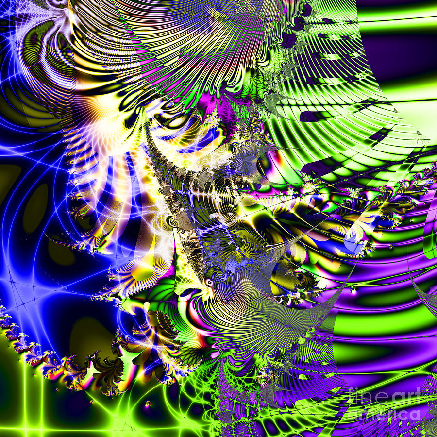 Phantasm . Square Digital Art by Wingsdomain Art and Photography