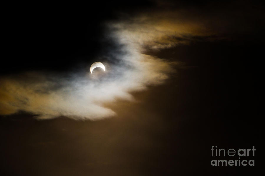 Phantom Moon Photograph by Katie LaSalle-Lowery