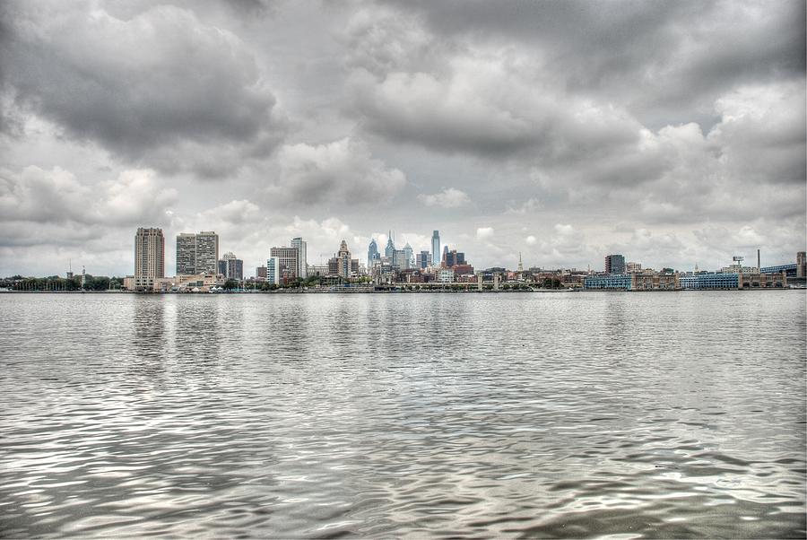 Philadelphia Across the Water Photograph by Jennifer Ancker