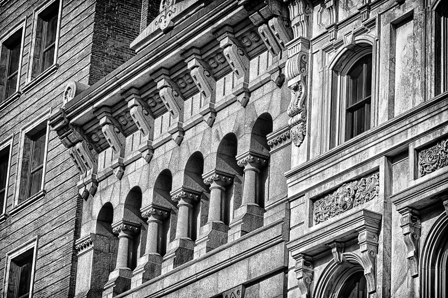 Philadelphia Photograph - Philadelphia Building Detail 2 by Val Black Russian Tourchin
