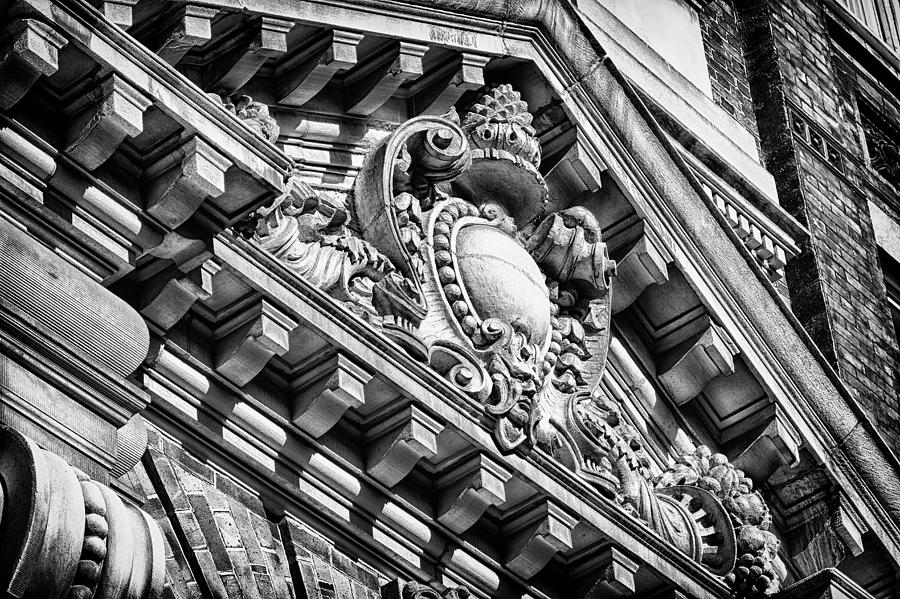 Philadelphia Photograph - Philadelphia Building Detail 7 by Val Black Russian Tourchin