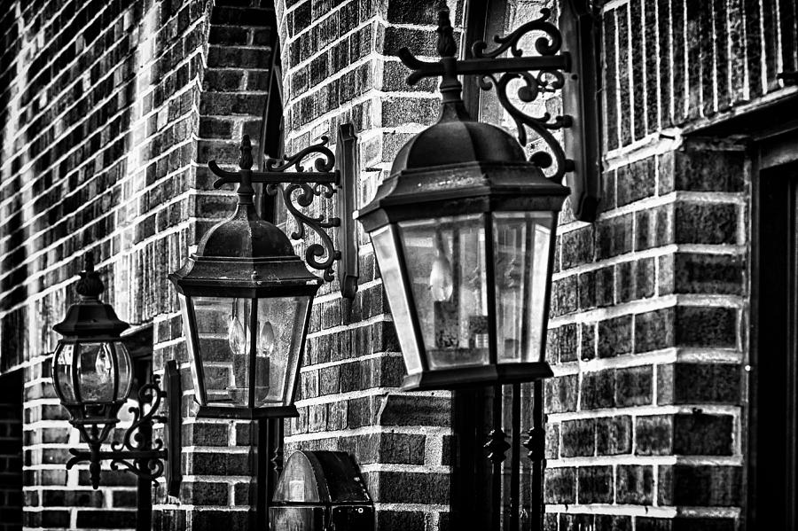 Philadelphia Building Lamps Photograph by Val Black Russian Tourchin