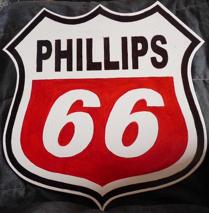 Phillips 66 Painting by Richard Le Page