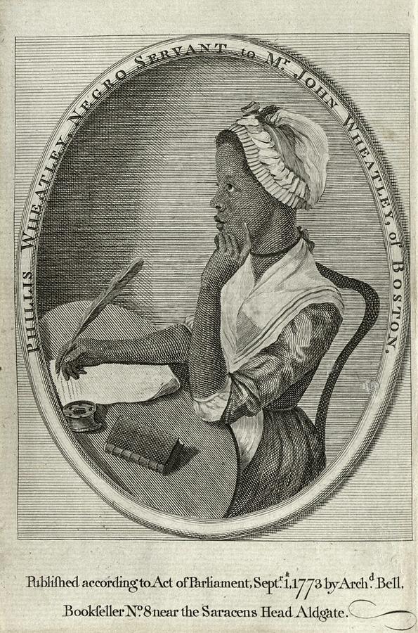 Phillis Wheatley 1753-1784 Portrait Photograph by Everett