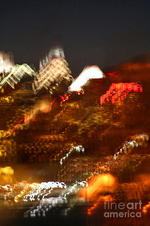 Philly Skyline Abstract Photograph by Susan Stevenson