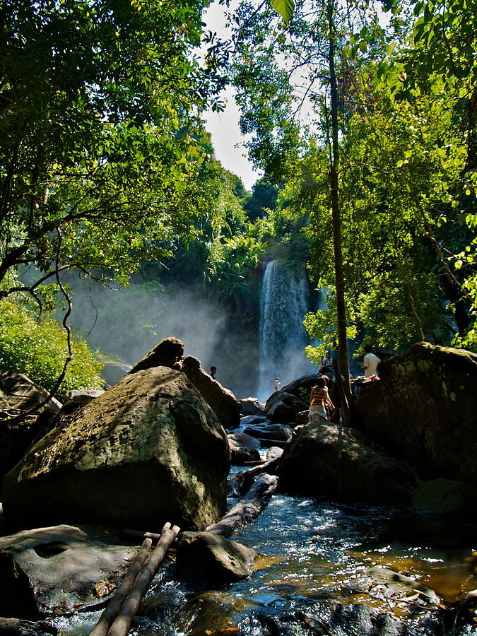 Phnom Kulen Falls Photograph by Arj Munoz Phnom Kulen Falls Photograph by Arj Munoz