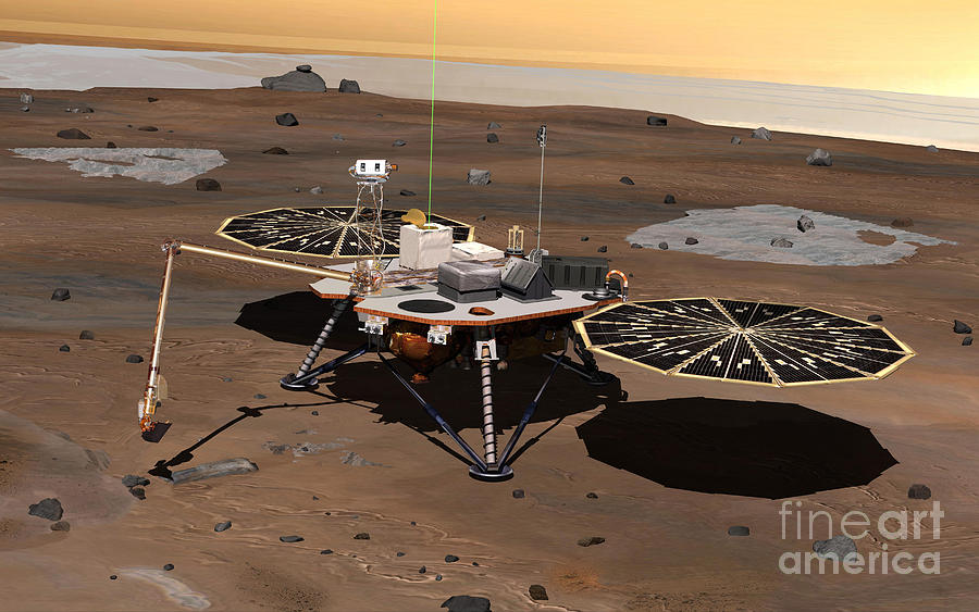 Phoenix Mars Lander Photograph by Stocktrek Images