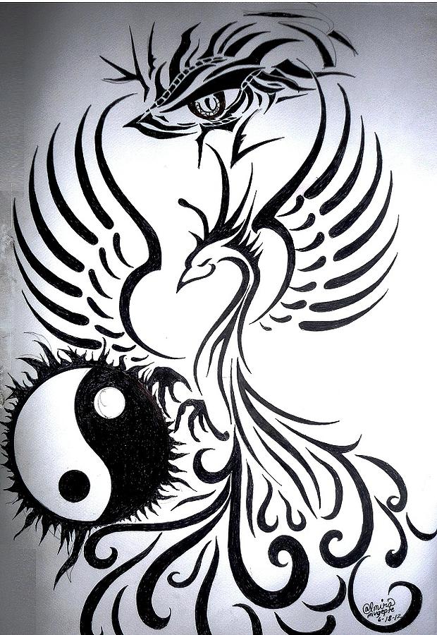 cool dragon eye drawings