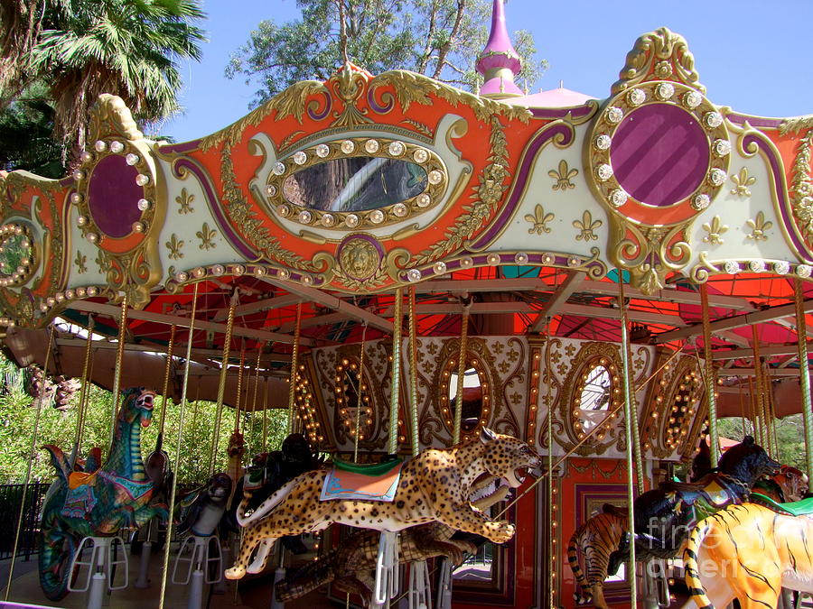 Phoenix Zoo Carousel No 2 Photograph by Mary Deal