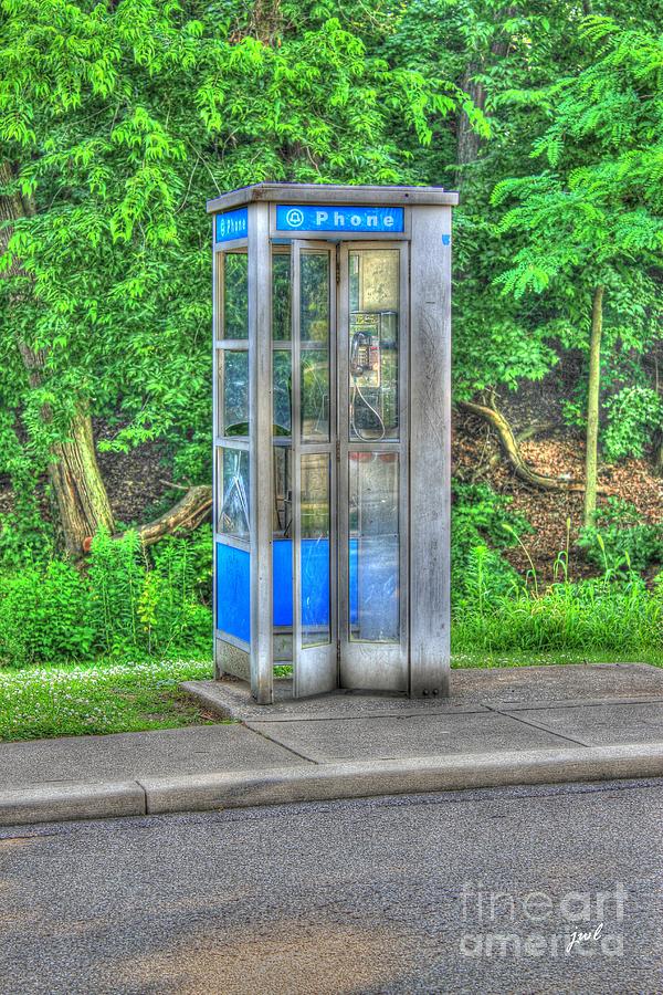 Phone Booth at Eden Park Photograph by Jeremy Lankford