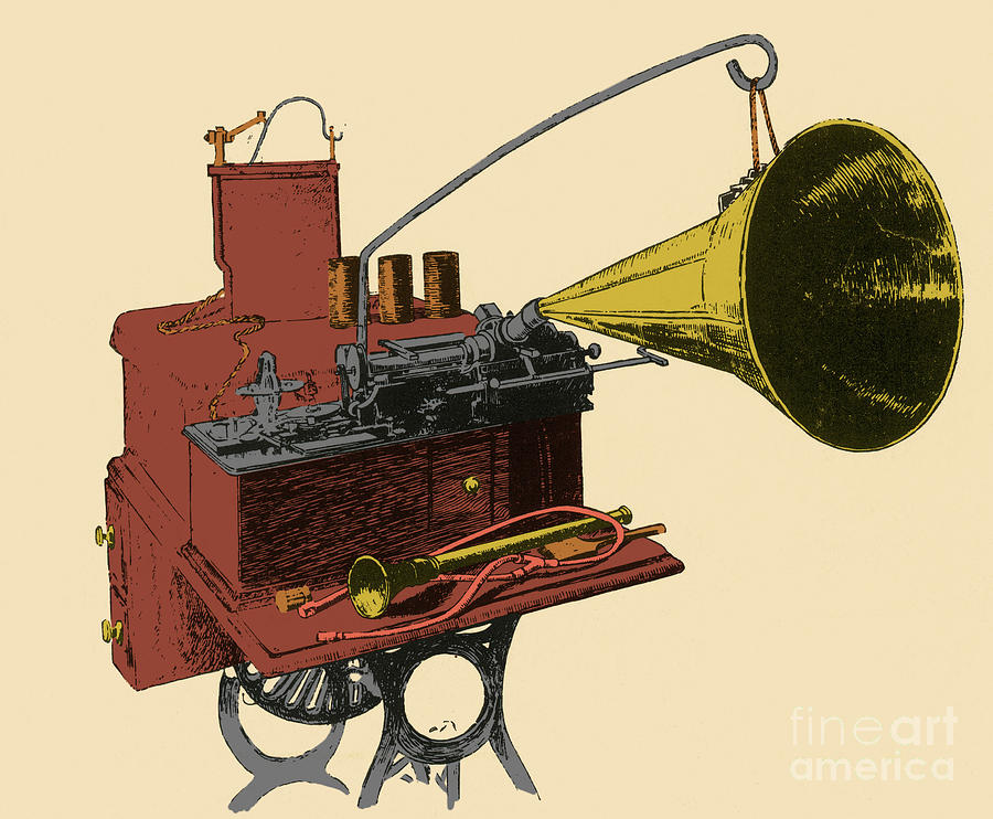 Phonograph Photograph by Science Source