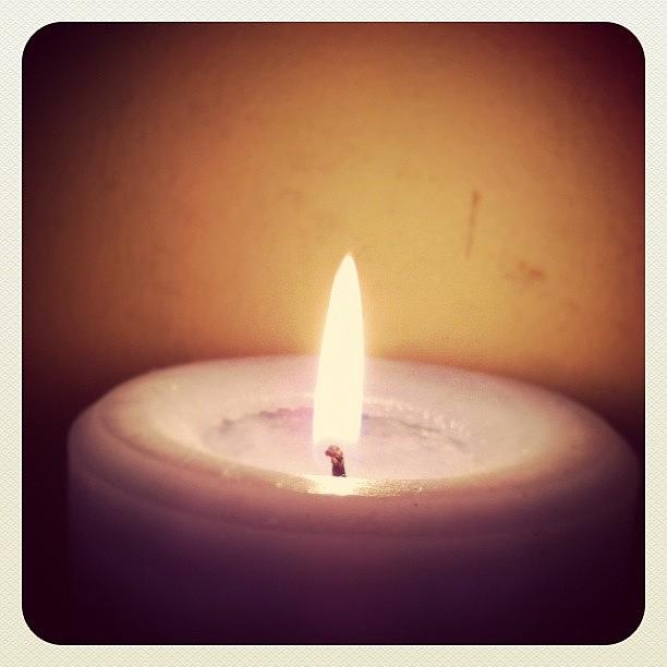 Candle Photograph - #photoadayaug Theme : simple by Talitha Aho