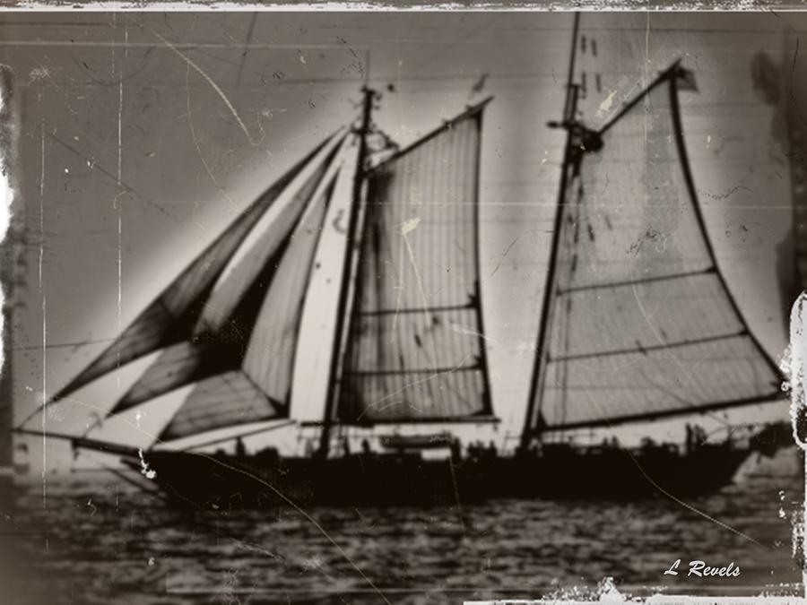 Photos In An Attic - Clipper Photograph by Leslie Revels