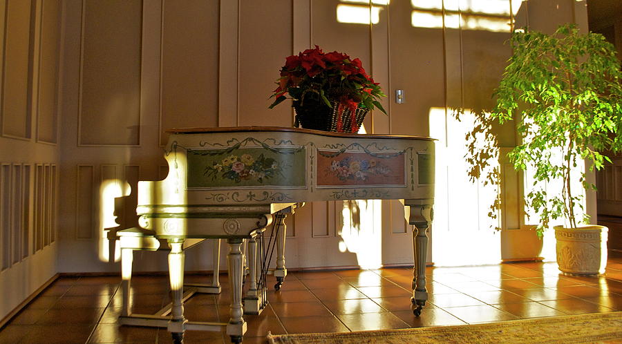 Piano in Light Photograph by Lori Leigh Piano in Light Photograph by Lori Leigh