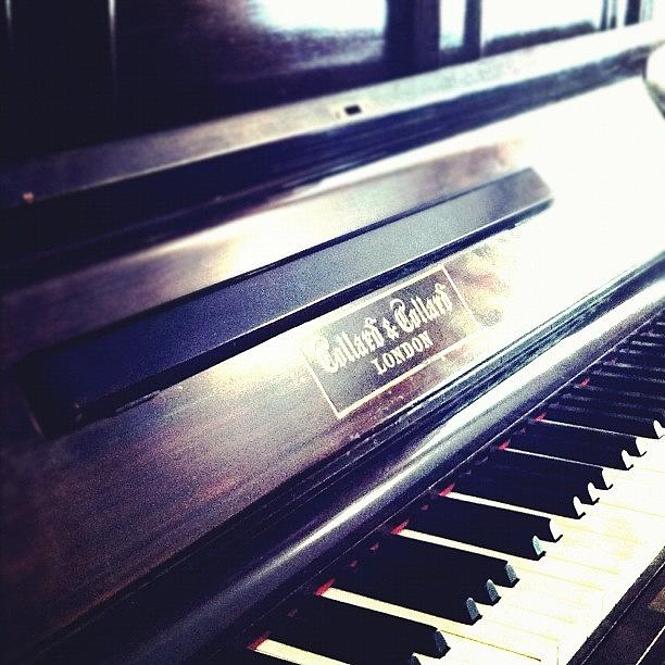 Music Photograph - #piano #music #instrument #old #sound by Glen Offereins