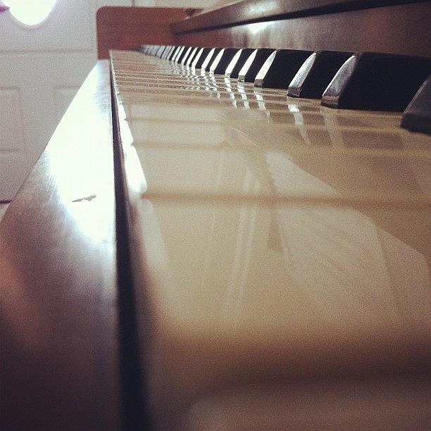 Key Photograph - #piano #music #notes #keys #instrument by Jenni Munoz