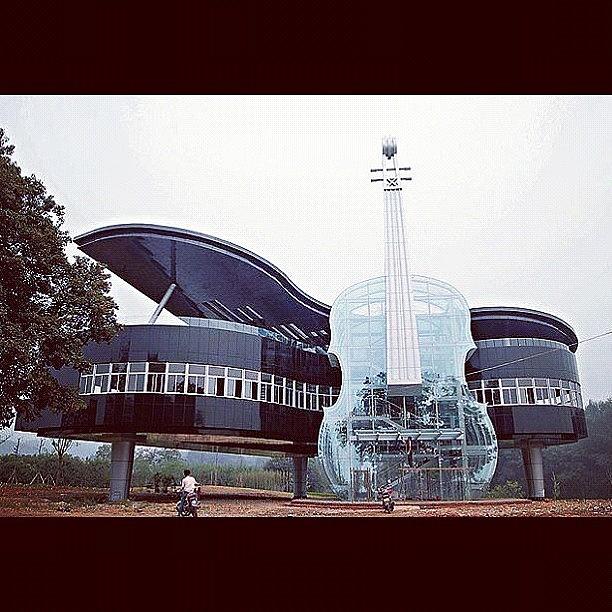 Violin Photograph - Piano Violin House In China. #piano by Ben Armstrong