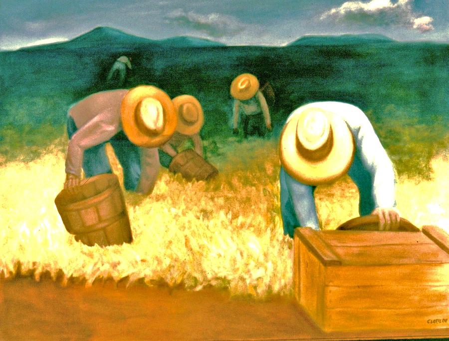 Pickers Painting by Clotilde Espinosa