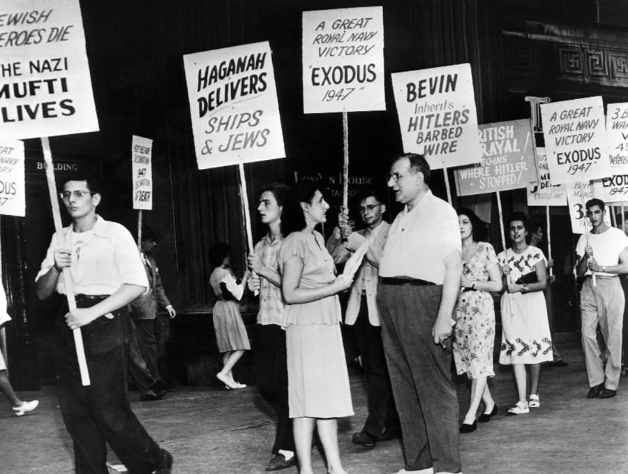 Sign Photograph - Pickets At The British Consulate by Everett