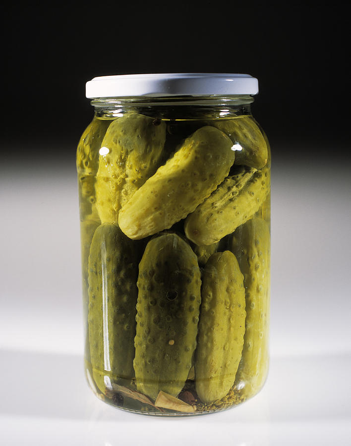 Pickled Gherkins Photograph by Tek Image