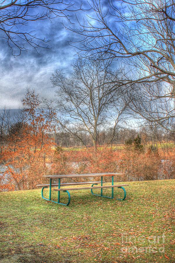 Picnic Table Photograph by Jeremy Lankford
