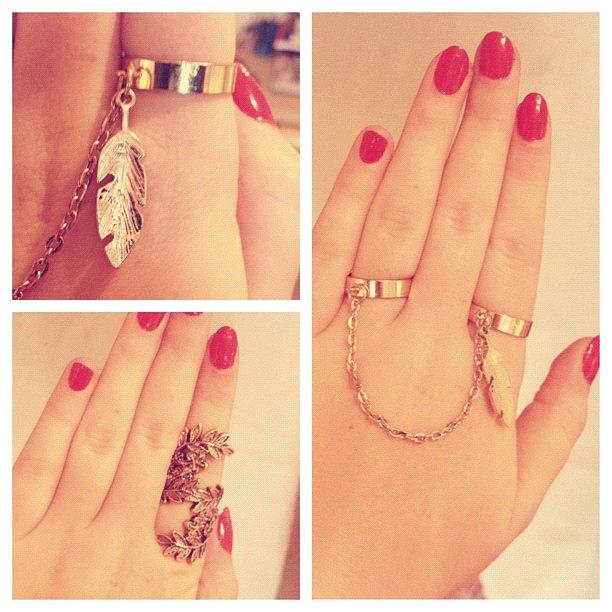Pattern Photograph - #picstitch #jewellery #rings #gold #big by Grace Shine