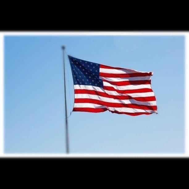 Flag Photograph - #picstitch #playingcatchup by Cai King-Young