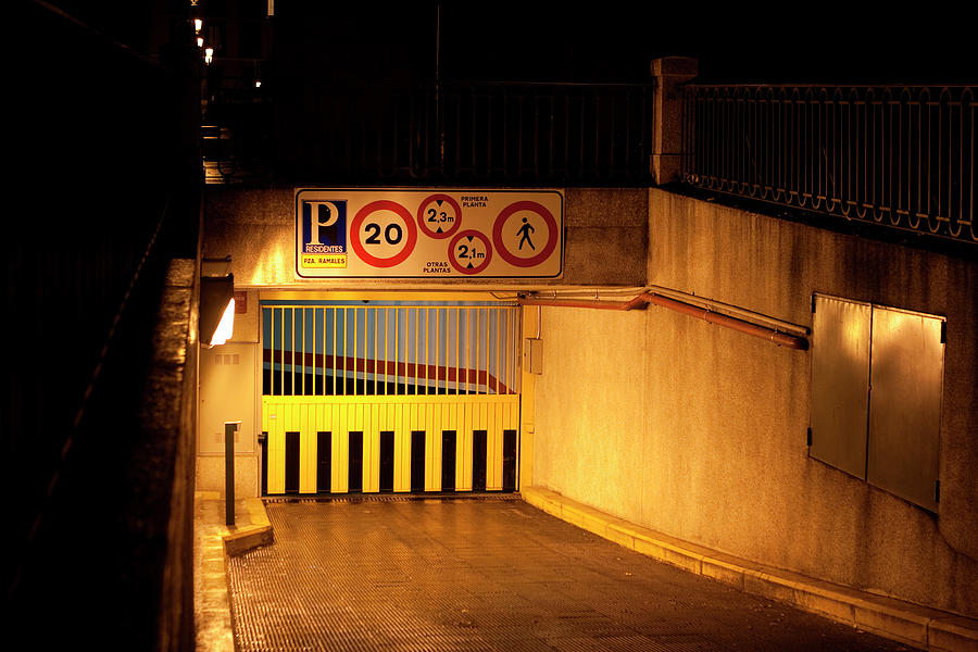 Picturesque Parking - MADRID Photograph by Lorraine Devon Wilke