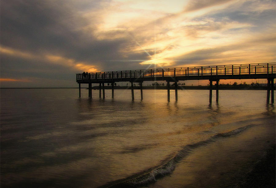 Pier  Photograph by Cindy Haggerty