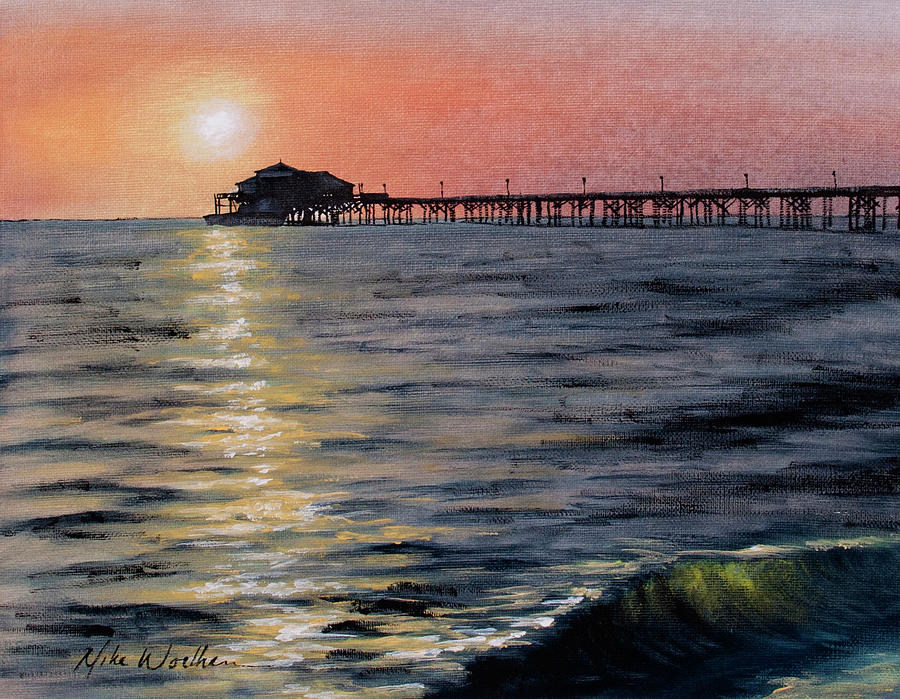 Pier Magic Painting by Mike Worthen