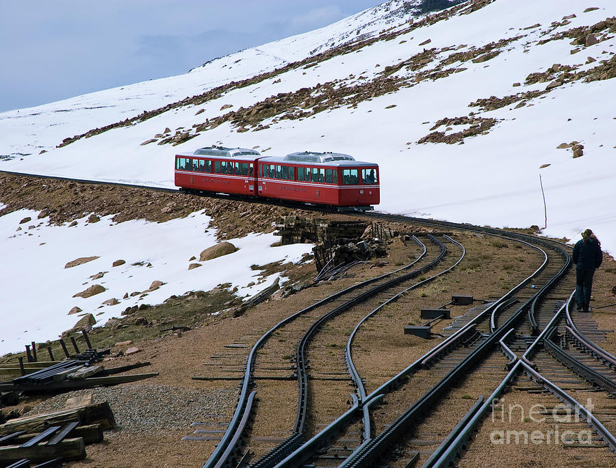 Pikes Peak Train Photograph by Tim Mulina