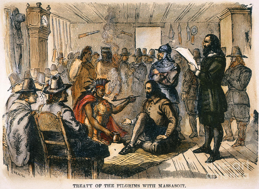 Hat Photograph - Pilgrims Treaty by Granger