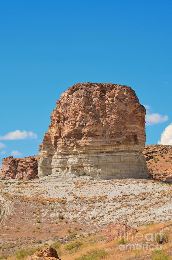 Pilot Butte Rock Formation I Photograph by Donna Greene