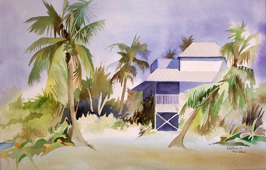Pine Island Fl. Painting by Richard Willows