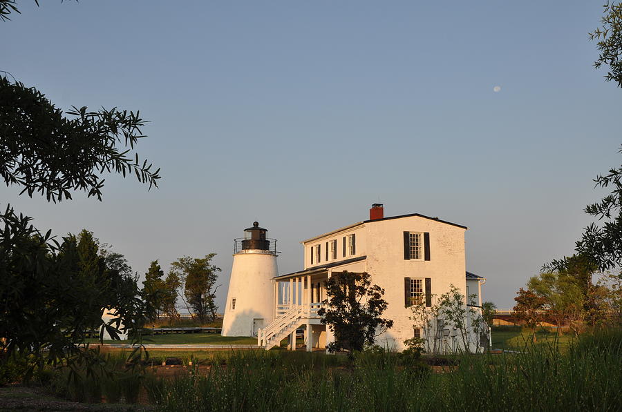 Pier Photograph - Piney Point Lighthouse by Bill Cannon
