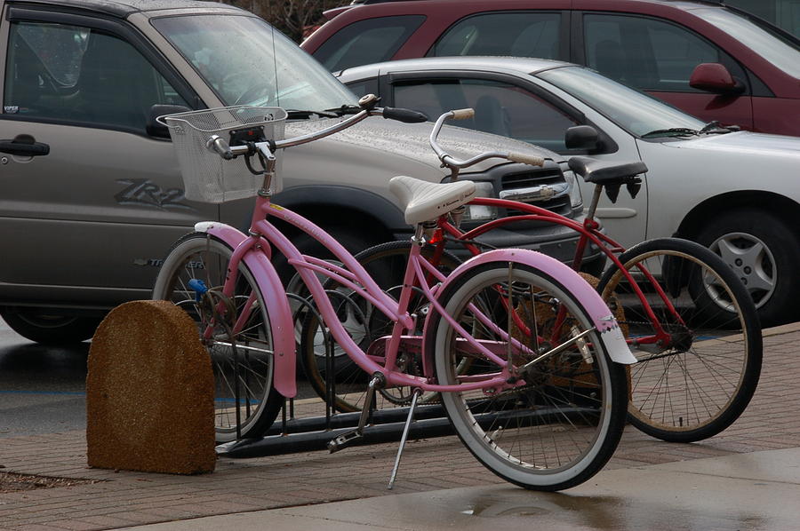 Pink Bicycle Photograph by Randy J Heath