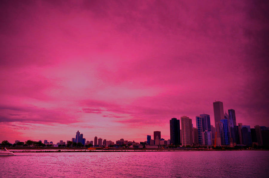 Pink Chicago Photograph by Emily Stauring