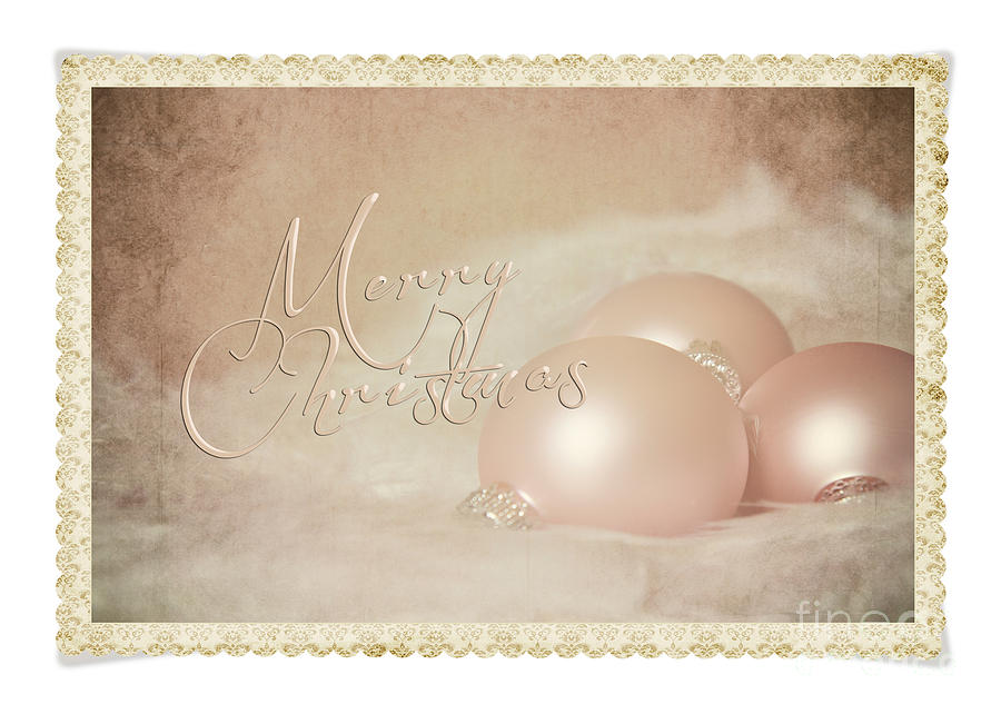Pink Christmas Ornaments Framed Photograph by Pam  Holdsworth