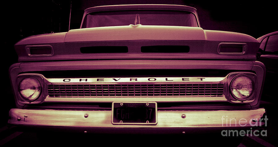 Pink Classic Chevrolet Photograph