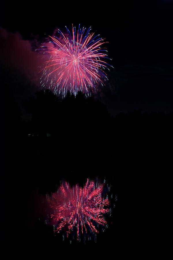 Pink Fireworks Photograph by James BO Insogna