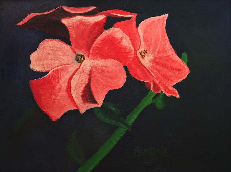 Flower Painting - Pink Flowers by Roxanne Weber